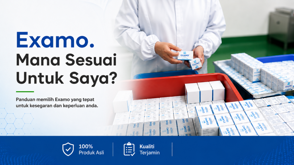 Panduan Produk Examo – Mana Satu Sesuai Untuk Saya? Panduan memilih produk dan pakej Examo yang sesuai mengikut usia