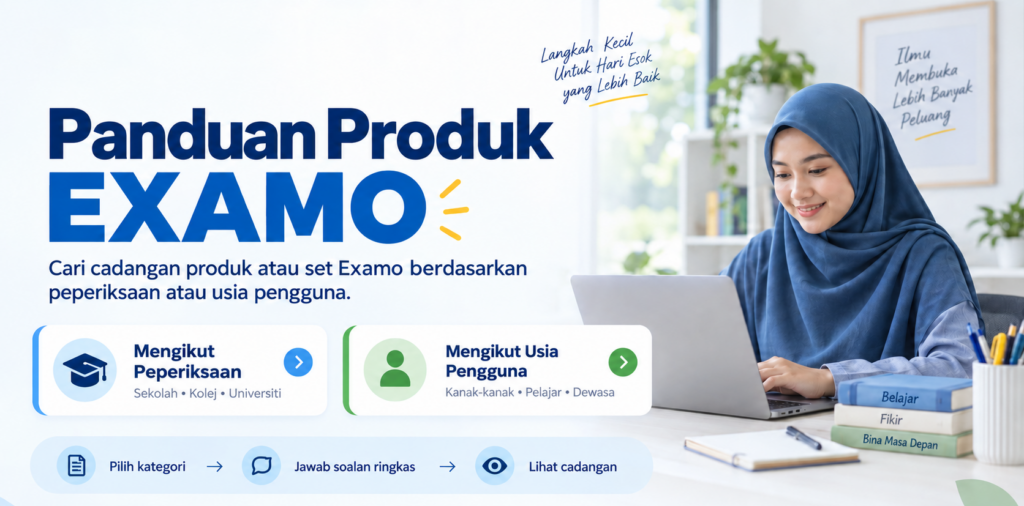 EXAMO Pek Bijak Maths & Sains 13 Panduan Produk Examo