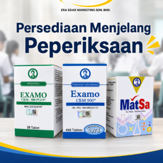 Persediaan menjelang peperiksaan dengan Examo CKM 500 Plus, Examo CKM 500 dan MatSa oleh Era Edar